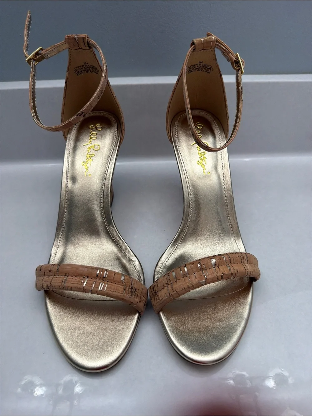 Lilly Pulitzer cork wedge